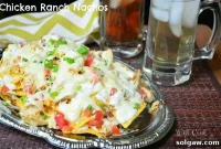 Loaded Ranch Chicken Nachos