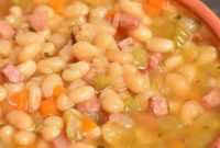 Smoky Instant Pot Ham and Bean Soup