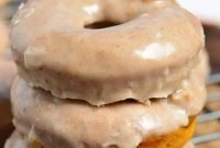 Autumn Pumpkin Glazed Doughnuts