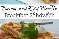 Bacon and Egg Wafflewich