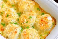 Golden Baked Scallops