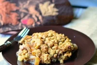 Golden Maple Pear Crumble