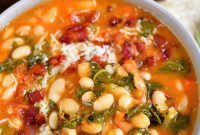 Rustic Tuscan White Bean Soup