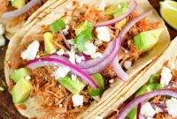 Homestyle Shredded Chicken Tacos