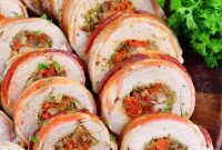 Tuscan Stuffed Pork Tenderloin
