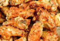 Crispy Air Fryer Garlic Parmesan Wings