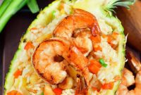 Tropical Thai Pineapple Fried Rice with Shrimp Option