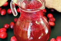 Handcrafted Cranberry Syrup
