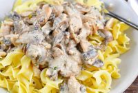 Luscious Weeknight Chicken Stroganoff