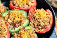 Fiesta Chicken Fajita Stuffed Peppers