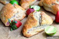 Sun-Kissed Strawberry Scones