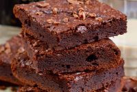 Decadent Baileys Fudge Brownies