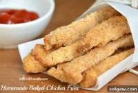 Crispy Baked Parmesan Chicken Fries