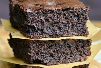 Fudgy Dark Chocolate Chip Brownies