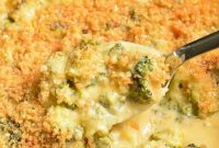Golden Broccoli Cheddar Bake