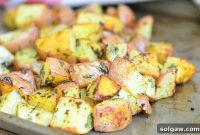 Zesty Chipotle Cilantro Roasted Potatoes
