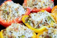 Hearty Sausage and Onion Stuffed Peppers