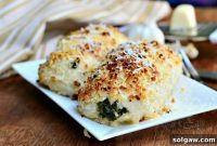 Stuffed Chicken Rollatini with Asiago, Spinach and Mushrooms