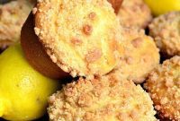 Zesty Lemon Crumb Muffins
