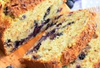Tropical Coconut Blueberry Loaf