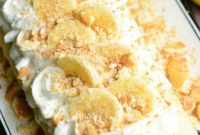 Creamy Banana Pudding Swirl Cake