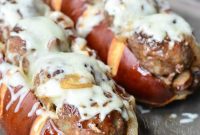 Fiery Bacon Meatball Hoagie