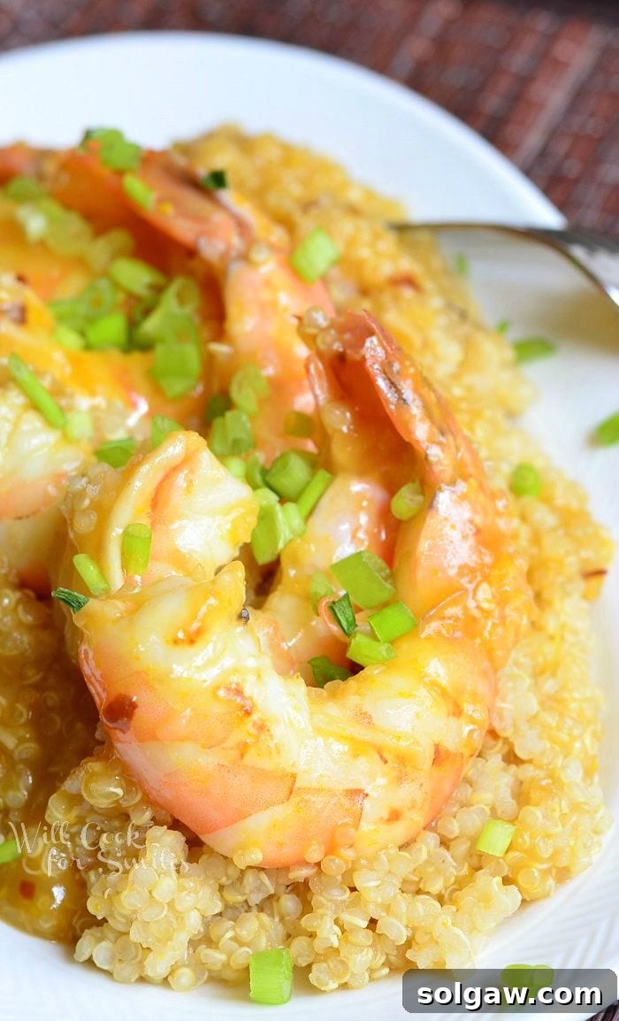 Orange Shrimp with Quinoa