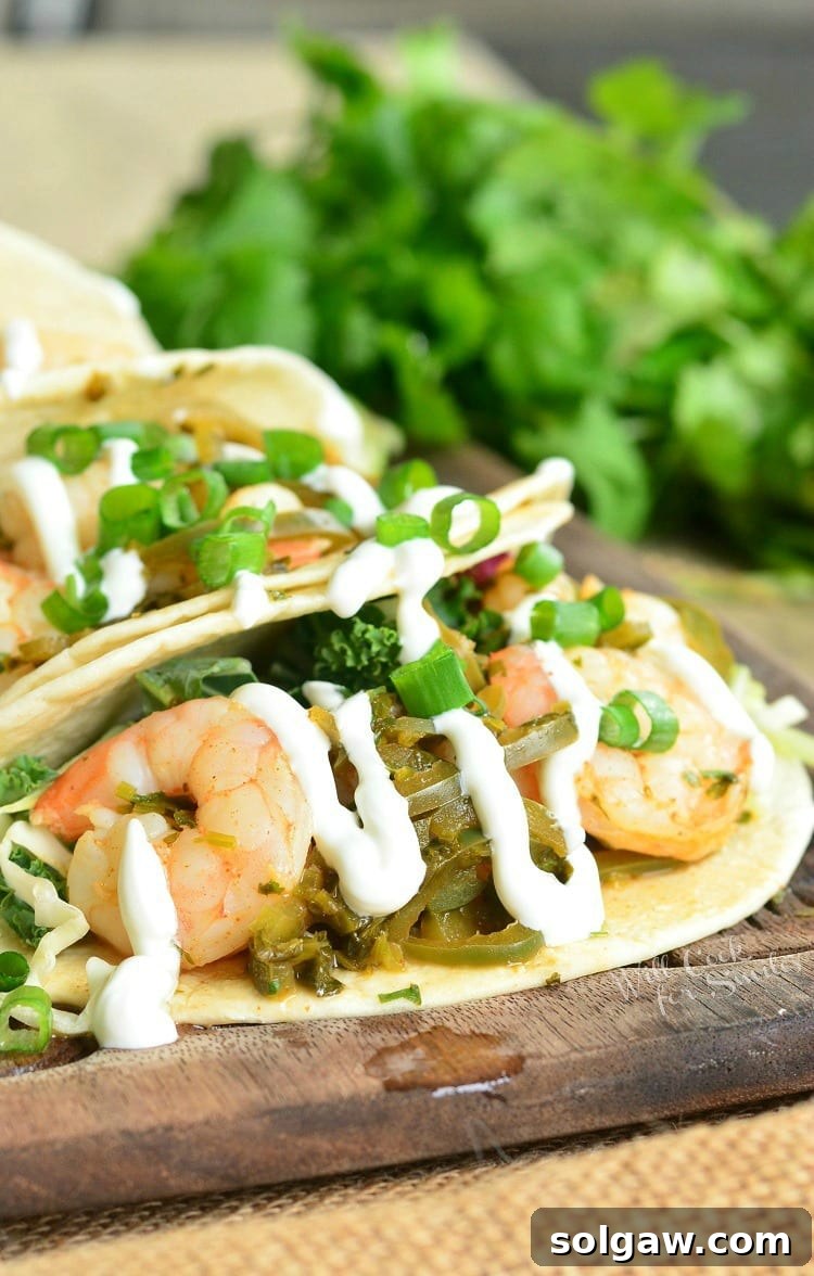 Tequila Lime Shrimp Tacos | from willcookforsmiles.com