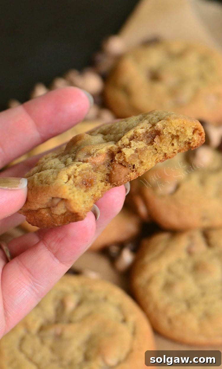 holding a Cappuccino Cookies