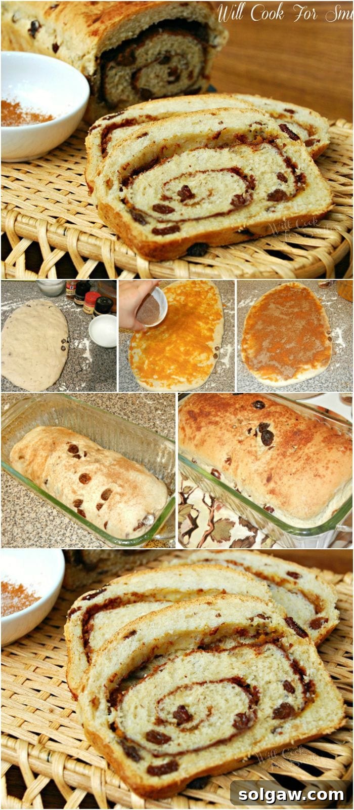 Marbled Pumpkin Spice Loaf 2 How to make Pumpkin Spice Swirl Bread collage showing ingredients and steps.