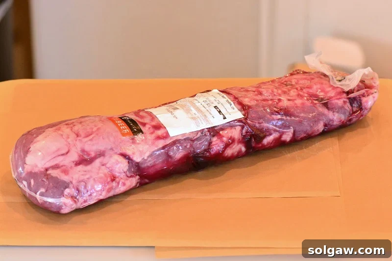 whole tenderloin in a package