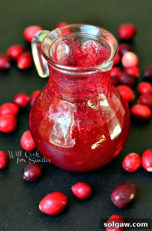 Homemade Cranberry Syrup recipe image