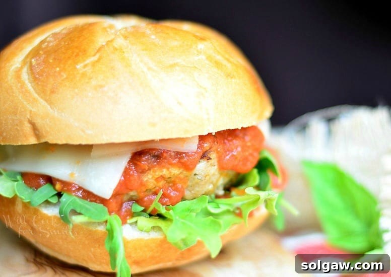 Delicious Chicken Parmesan Burger