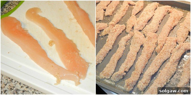 Crispy Baked Parmesan Chicken Fries 5 Homemade Chicken Fries Recipe Collage