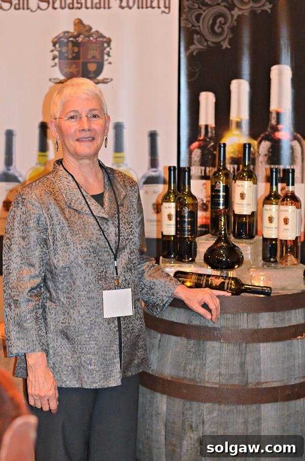 Jeanne Burgess, Vice President and Director of Winemaking Operations at San Sebastian Winery